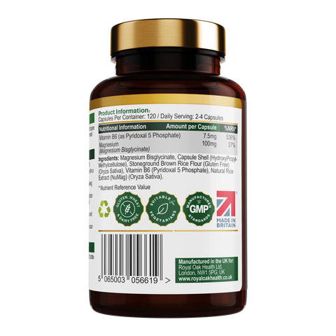Magnesium plus P5P (Vitamin B6 )(120)
