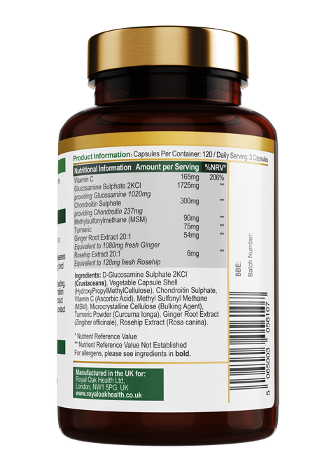 Glucosamine & Chondroitin Complex HVC (120 capsules)