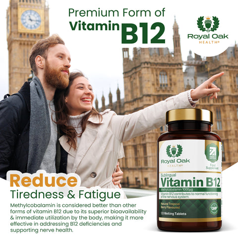 Sublingual Vitamin B12 Methylcobalamin (120 Tablets)