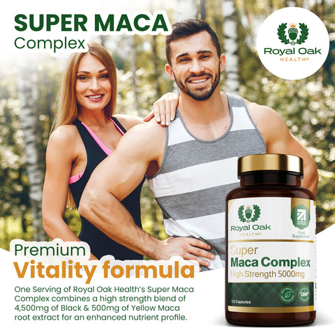 Super Maca Complex with Ginseng & Black Pepper (120 tablets)