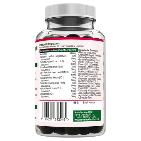 Mushroom Complex + Kombucha Gummies (60)