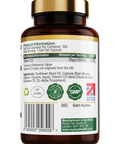 A bottle of 360 easy-to-swallow Vitamin D3 2000IU softgel capsules for bone and immune support