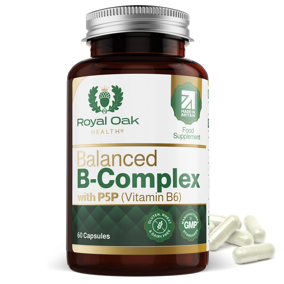 Vitamin B-Complex with P5P | 60 Capsules – Royal Oak Health