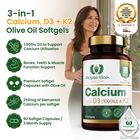 Calcium with D3 (1000IU) & K2 (90)