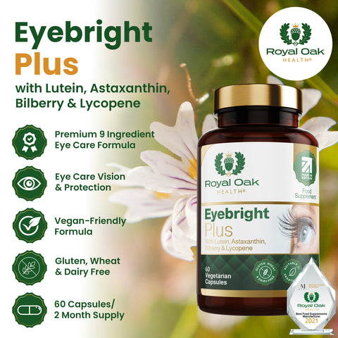 Eyebright Plus with Lutein, Astaxanthin, Bilberry & Lycopene (60)