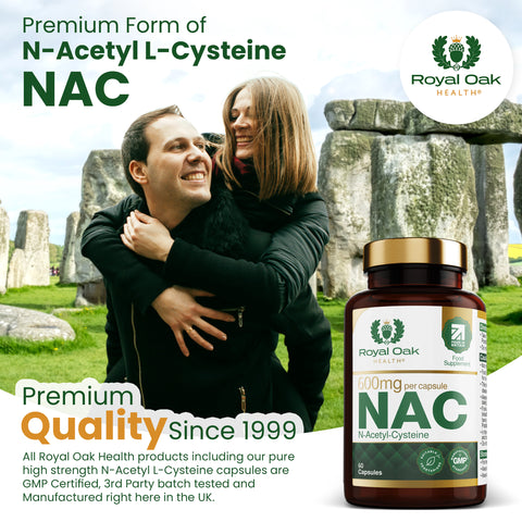 NAC - N-Acetyl-Cysteine 600mg (60 Capsules)