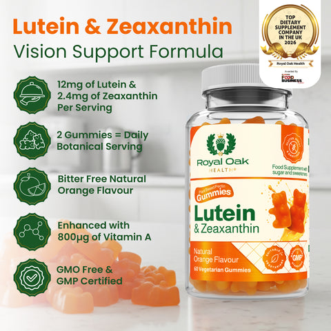 Lutein + Zeaxanthin + Vitamin A Gummies (60)