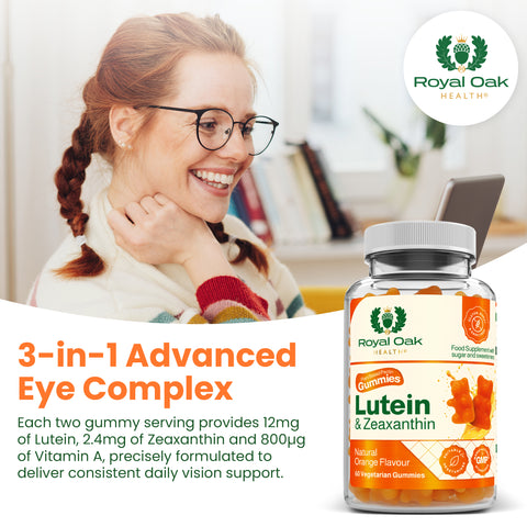 Lutein + Zeaxanthin + Vitamin A Gummies (60)