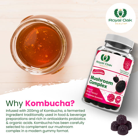 Mushroom Complex + Kombucha Gummies (60)