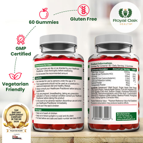 Apple Cider Vinegar Gummies (60)