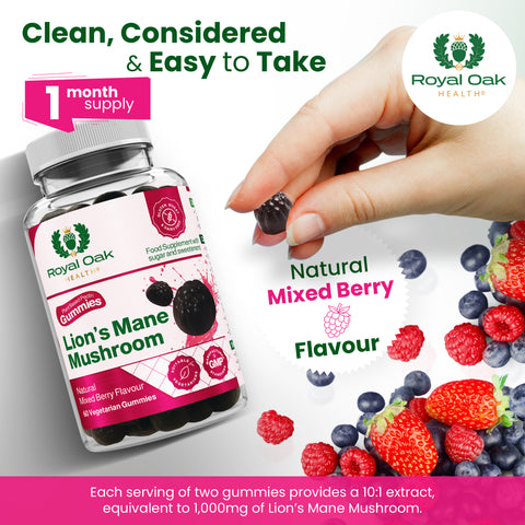 Lion's Mane Mushroom Gummies (60)