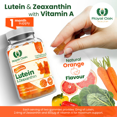 Lutein + Zeaxanthin + Vitamin A Gummies (60)
