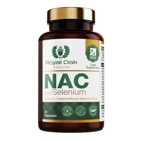 NAC 600mg & Selenium 100ug Capsules (60)