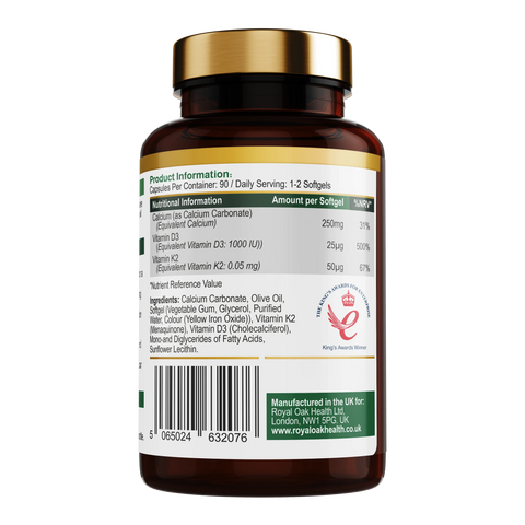Calcium with D3 (1000IU) & K2 (90)
