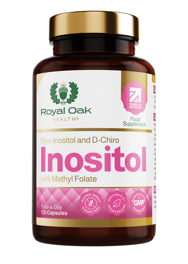 Myo and D-Chiro Inositol with Folate (120 capsules)