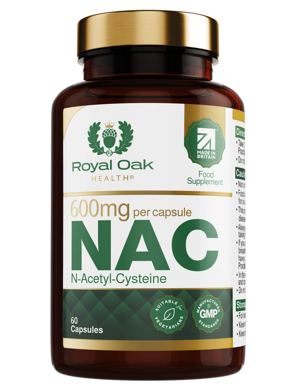 NAC - N-Acetyl-Cysteine 600mg (60 Capsules)