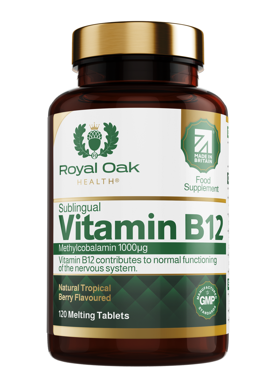 Sublingual Vitamin B12 Methylcobalamin (120 Tablets) Royal Oak Health
