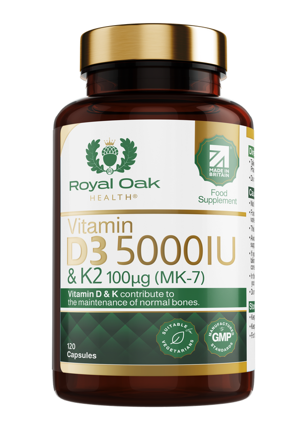 Vitamin D3 with Vitamin K2 (MK7) (120)