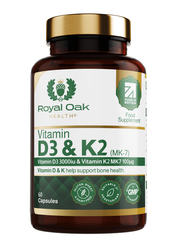 Vitamin D3 with Vitamin K2 (MK7) (60)