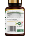A bottle of high-strength Super EPA fish oil capsules, containing 1000mg per softgel for heart and brain health, with 60 capsules.